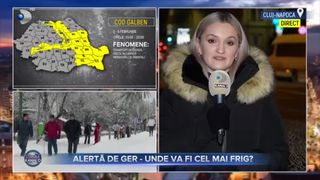 Alertă de ger - unde va fi cel mai frig