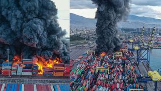 Incendiu cumplit în Turcia, în urma cutremurelor de luni și marți