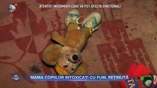 Mama copiilor intoxicați cu fum, reținută