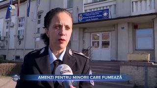 Amenzi pentru minorii care fumează