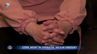 Copil mort &icirc;n operație, niciun vinovat