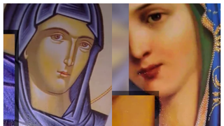 Pelerianaj la casa unui sătean, după ce două icoane au lăcrimat cu mir