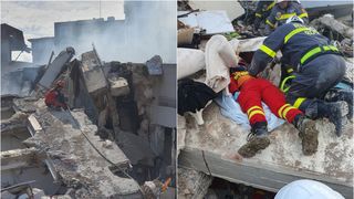 FOTO/VIDEO - Imagini impresionante din timpul misiunii de salvare-căutare a echipei de sprijin din România, pentru recuperarea persoanelor prinse sub dărâmături în Turcia