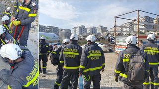 FOTO/VIDEO - Imagini impresionante din timpul misiunii de salvare-căutare a echipei de sprijin din România, pentru recuperarea persoanelor prinse sub dărâmături în Turcia