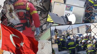 FOTO/VIDEO - Imagini impresionante din timpul misiunii de salvare-căutare a echipei de sprijin din România, pentru recuperarea persoanelor prinse sub dărâmături în Turcia