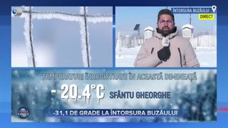 -31,1 de grade la &Icirc;ntorsura Buzăului