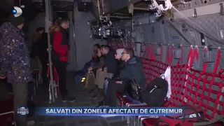 Salvați din zonele afectate de cutremur
