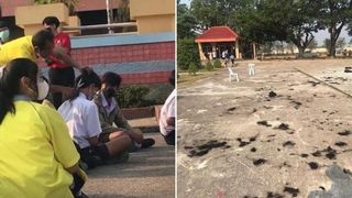 Elevi maltratați de profesor &icirc;n curtea școlii