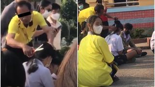 Elevi maltratați de profesor &icirc;n curtea școlii