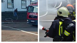 Incendiu la un liceu din județul Vaslui. Pompierii intervin în aceste momente