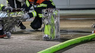 Incendiu într-un bloc din Timiș: 13 persoane au fost evacuate