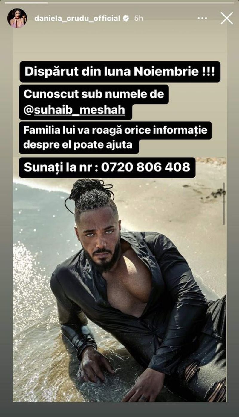 Daniela Crudu, apel disperat, după ce fostul ei iubit a dispărut fără urmă de câteva luni: „Orice informație despre el poate ajuta”