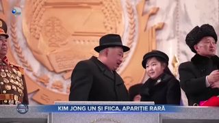 Kim Jong Un și fiica, apariție rară