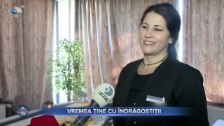 Vremea ține cu &icirc;ndrăgostiții