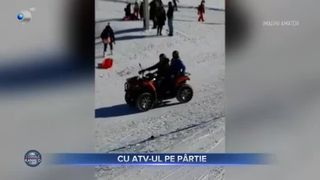 Cu ATV-ul pe p&acirc;rtie