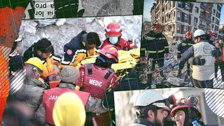 VIDEO Salvatorii români și turci au scos de sub dărâmături un bărbat care a stat blocat timp de șase zile