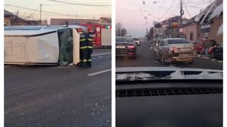 Accident rutier grav la Oradea: 19 persoane au fost implicate