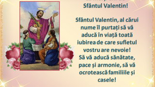 La mulți ani, Valentin! La mulți ani, Valentina! Mesaje, urări și felicitări pentru cei care își serbească onomastica de Sf. Valentin 2023