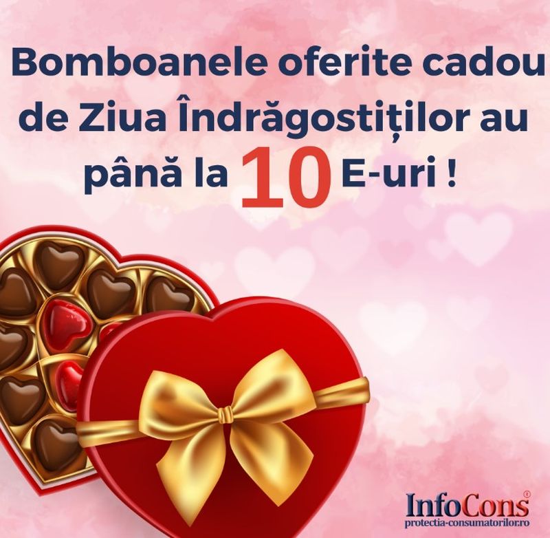 Bomboanele oferite cadou de Ziua Îndrăgostiților reprezintă un adevărat pericol pentru sănătate. Pralinele au până la 10 E-uri!