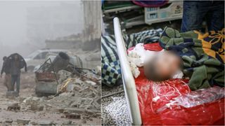 „S-a uitat la mine și am început să plâng”. Drama unui copil de 7 ani găsit sub ruine, alături de părinții și frații săi morți