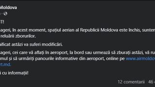 Republica Moldova și-a &icirc;nchis granițele p&acirc;nă la ora locală 16:00 din motive de securite, conform presei de peste Prut