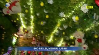 500 de lei, meniul iubirii