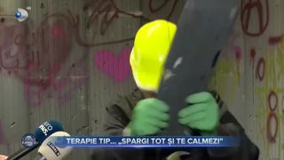 Terapie tip &rdquo;spargi tot și te calmezi&rdquo;