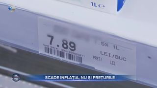 Scade inflația, nu și prețurile
