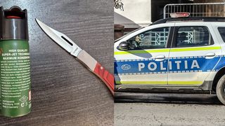 Un tânăr s-a prezentat la Serviciul de Probaţiune având un cuţit asupra sa