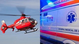 Elicopterul SMURD a intervenit de urgență pentru a salva o turistă accidentată la schi