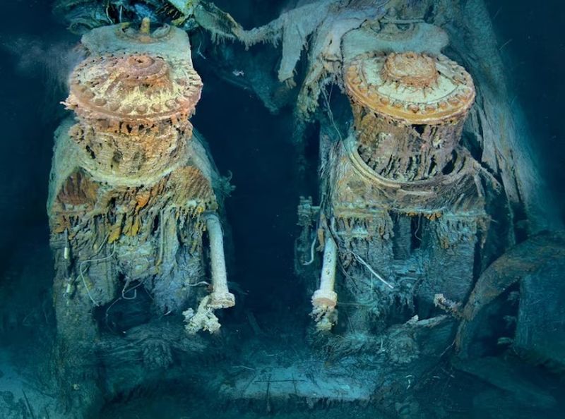 FOTO/VIDEO - Imagini spectaculoase cu Titanicul scufundat pe fundul Oceanului Atlantic. Ele au fost publicate după zeci de ani