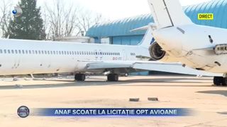 ANAF scoate la licitație opt avioane