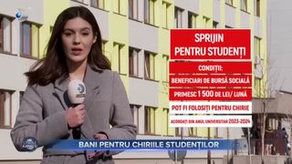 Bani pentru chiriile studenților