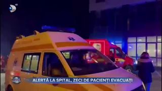 Alertă la spital, zeci de pacienți evacuați