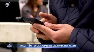 Treziți &icirc;n toiul nopții de alarma &rdquo;RO-Alert&rdquo;