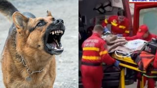 copil mușcat de c&acirc;ine