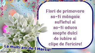Urări de 1 Martie 2023. Mesaje și felicitări superbe pentru prima zi de primăvară
