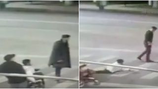 VIDEO- Un tânăr în scaun cu rotile a fost bătut cu bestialitate lângă o trecere de pietoni din Neamț