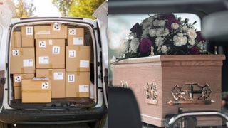 Descoperire macabră într-o dubă! Un adolescent, aproape mort, a fost găsit într-un sicriu