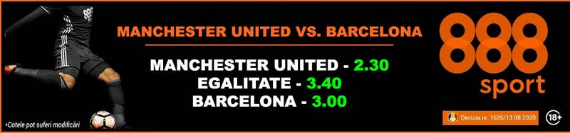 Se repetă spectacolul din tur? Manchester United - FC Barcelona, cel mai așteptat meci din Europa League