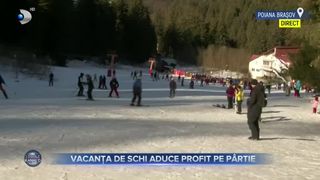 Vacanța de schi aduce profit pe p&acirc;rtie
