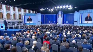 Discursul lui Vladimir Putin, după un an de război: NATO a jucat ”un joc murdar”, ei au început războiul