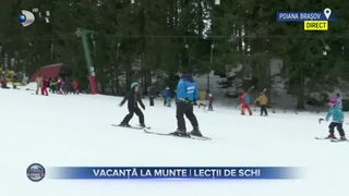 Vacanță la munte - lecții de schi