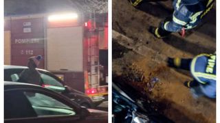 Incendiu puternic &icirc;ntr-un bloc din Craiova: 60 de persoane au fost evacuate