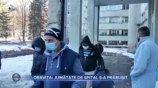 Oravița - jumătate de spital s-a prăbușit