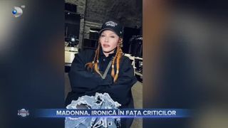 Madonna, ironică &icirc;n fața criticilor