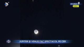 Jupiter și Venus fac spectacol pe cer