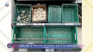 Legume și fructe raționalizate &icirc;n Anglia