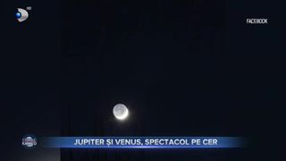 Jupiter și Venus, spectacol pe cer