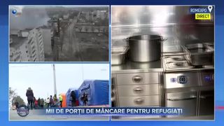 Mii de porții de m&acirc;ncare pentru refugiați